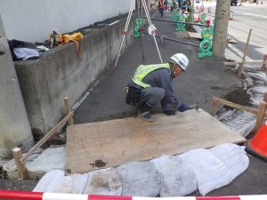 金山建設現在施工中！④