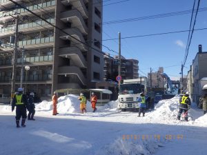 金山建設現在除排雪作業中！①