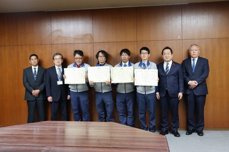 美唄市役所様より感謝状を頂きました。/美唄中学校グラウンド整備