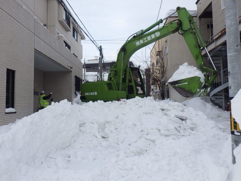 パートナシップ除雪開始いたしました。