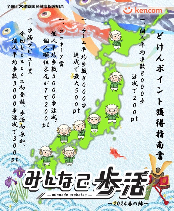 ウォーキングイベント『みんなで歩活』に参加しました！！／岸本組