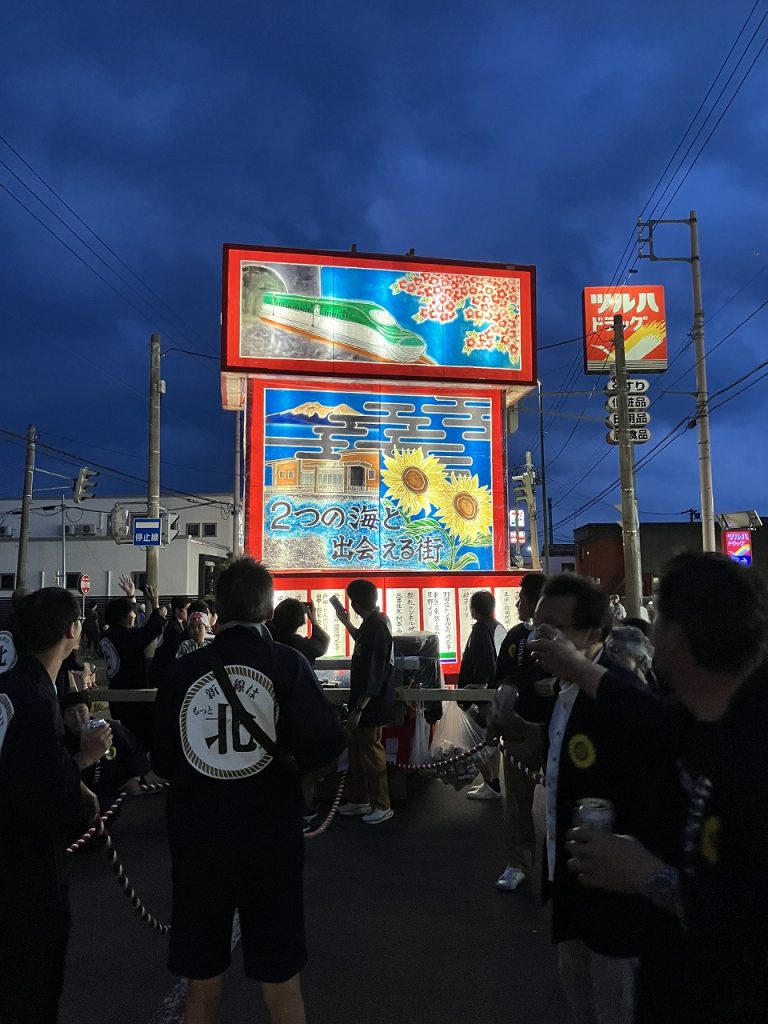 八雲山車行列に参加しました！／岸本組