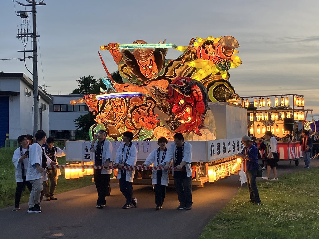 今年も八雲山車行列に参加しました！／岸本組