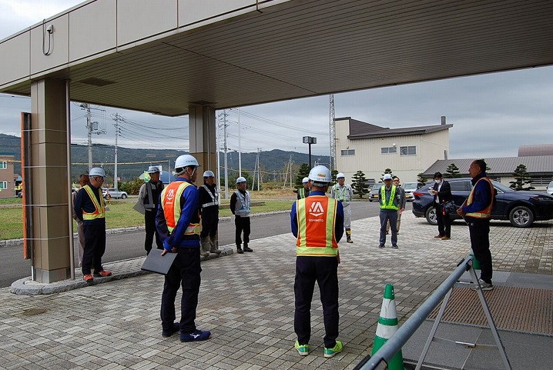 岸本組・キシモト宏友会合同安全衛生パトロールを実施しました！（１０／１）