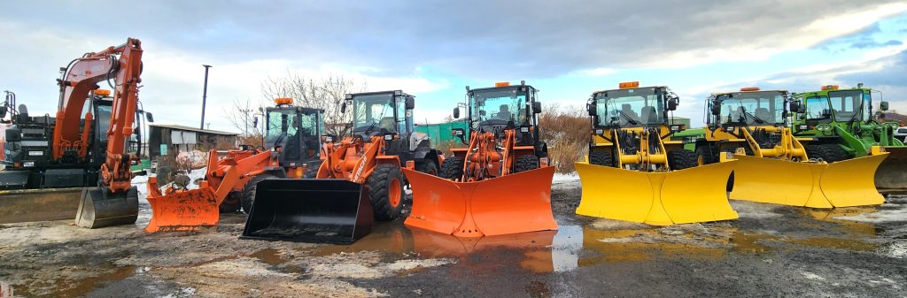 冬季除排雪作業に向けて安全祈願を行いました。