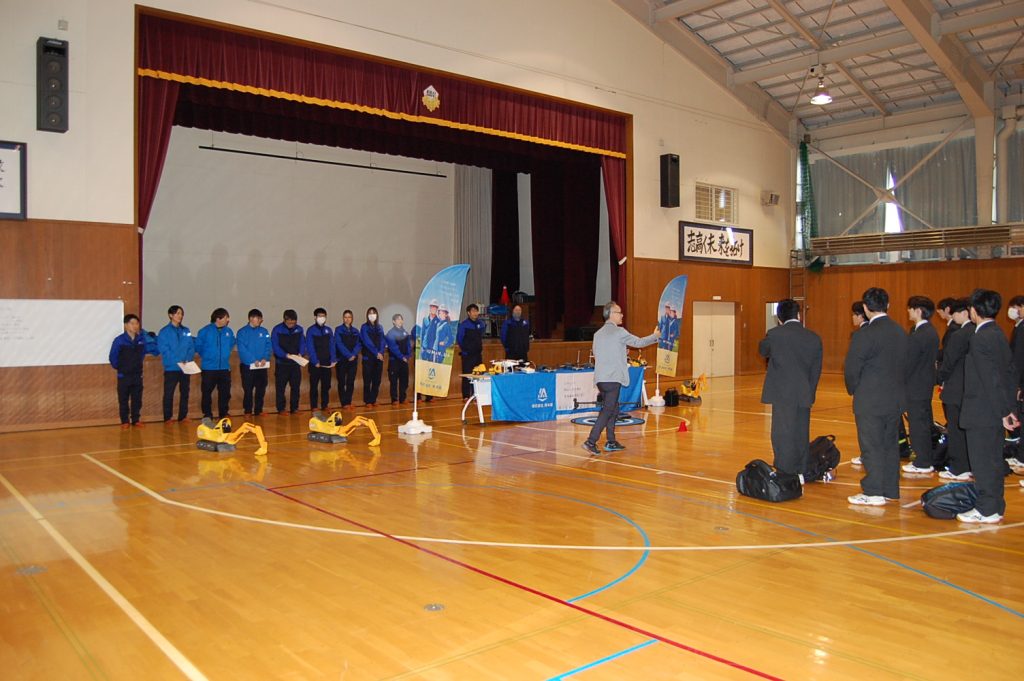 ICT授業を実施致しました／美唄尚栄高校様にて／岸本組