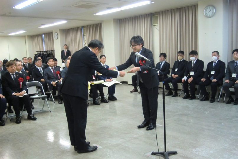 令和７年度 北海道建設部工事等優秀者表彰を頂きました。