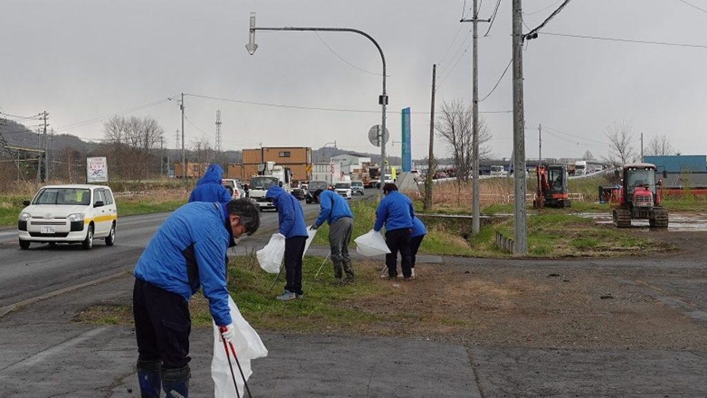 美唄クリーン作戦展開！／岸本組